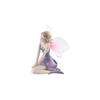 Purple Fairy Girl Miniature Winged Angel Flying Miniature Gift Flower Fairy Figurine  Desktop