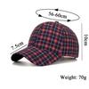 Новые мужские и женские бейсболки в клетку на весну и лето, корейская версия, модная кепка в стиле хип-хоп для активного отдыха
