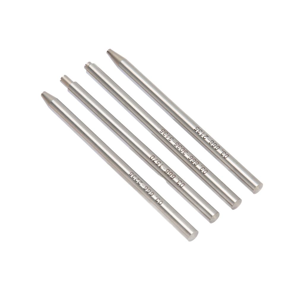 4pcs Oscillating Rotor Weight Axle Punch Set Stainless Steel Watch Movement Repair Tools with Magnetic