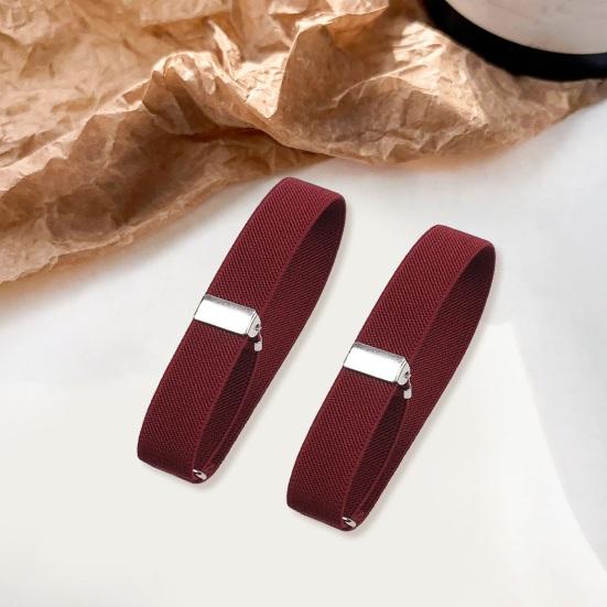 1 пара женских и мужских эластичных повязок на руку, однотонная рубашка с держателем на рукавах, регулируемые манжеты, ленты, аксессуары для одежды