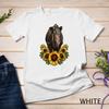 Cute Rhinoceros Gift Sunflower Decor Rhino Premium Unisex T-shirt