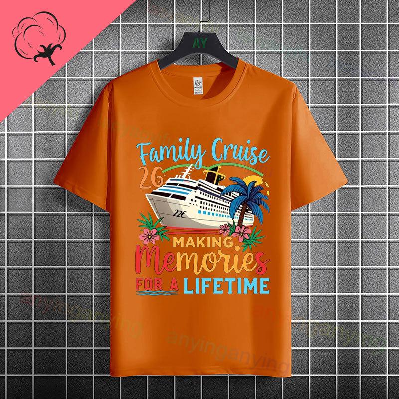 Funny My Perfect Cruise Day Graphic Tshirt for Unisex Unisex Casual Fashion Short Sleeve Pure Cotton Tshirt for Family Trip Wear