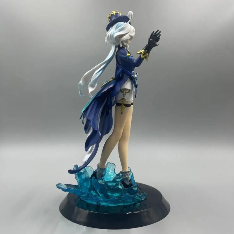 Genshin Impact Furina Focalors Figure Anime PVC Collection Model Toys 28CM