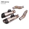 Compatible Exhaust Pipe for Kawasaki Ninja Z1000/Z1000SX (Years 2007-2020)