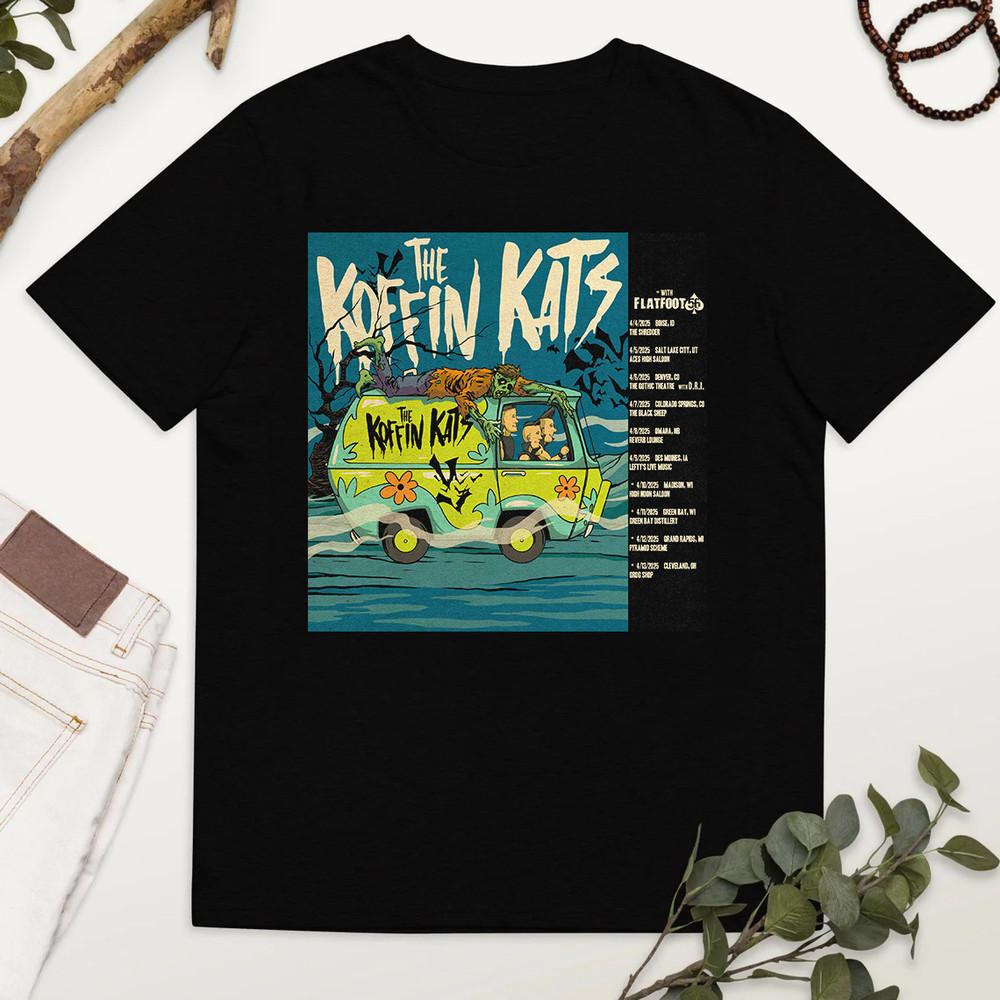 The Koffin Kats Tour With Flatfoot 56 Midwest T Shirt Full Size S-4XL