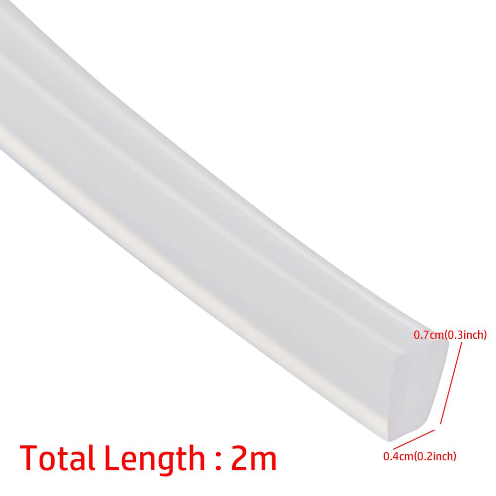 2 метра U-образный резиновый кромочный уплотнитель, уплотнительная лента для душевой двери, стекла, защита кромки, уплотнитель, несколько размеров