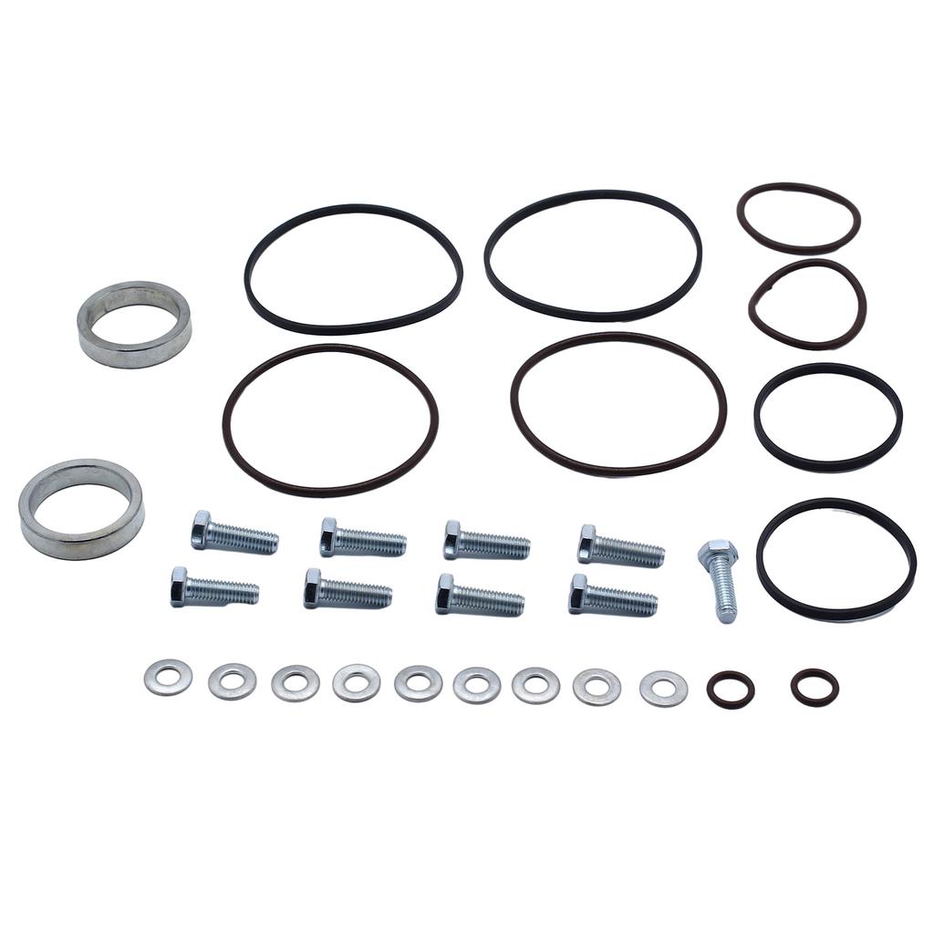 Комплект двойных уплотнений двигателя автомобиля, двойные двойные уплотнения Vanos для M52TU M54 M56 с винтами, прокладки, запасные аксессуары