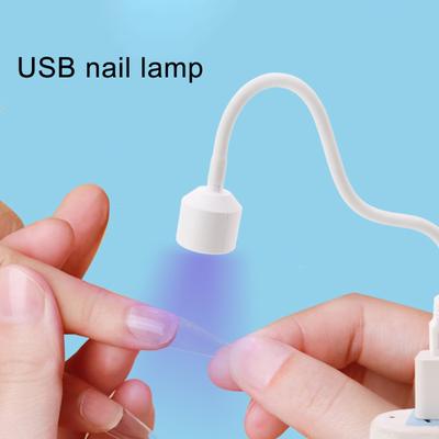 Светодиодная лампа для ногтей Plug-and-Play Свободно гнется ABS Гель-лак для ногтей USB-штекер Лампа для сушки и полимеризации Машинка Инструменты для ногтей