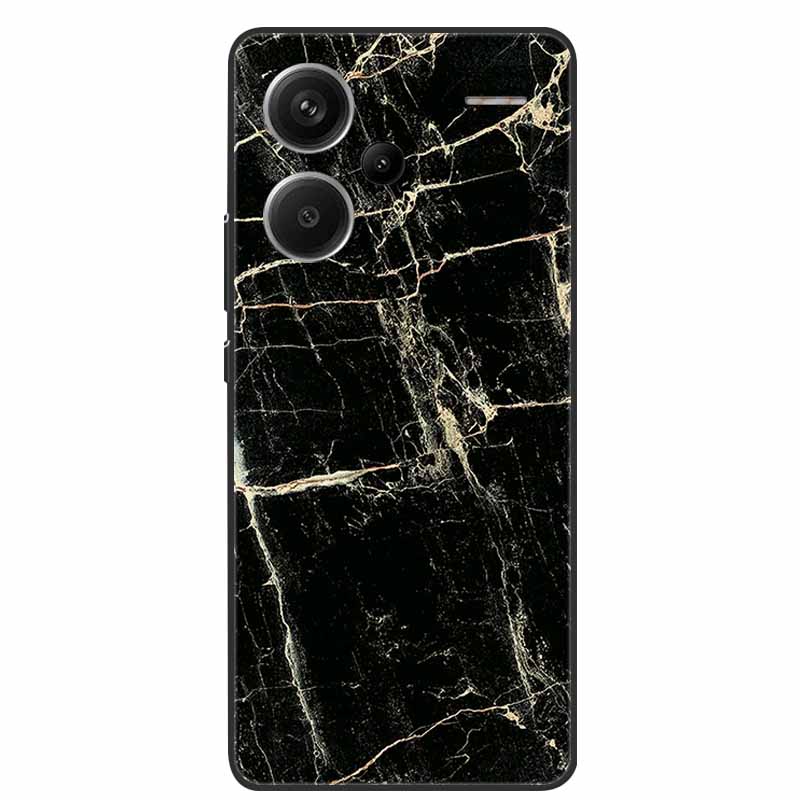 For Xiaomi Redmi Note 13 Pro+ Plus Case Fashion Marble Silicon Soft TPU Back Cover On Redmi Note 13 Pro Plus 5G Phone Cases Cool