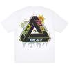 Palace Футболка Tri-Lottie, белые топы унисекс P25TS297