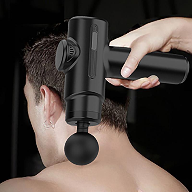 Portable Fascia Gun Deep Tissue Massager for Athletes Muscle Pain Relief Percussion Massage Gun for Back Body