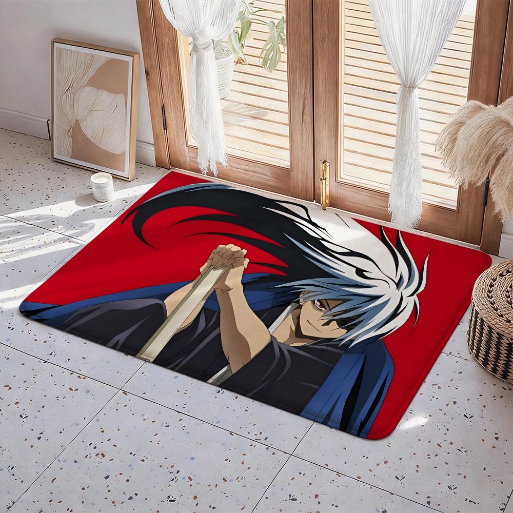Anime A Nurarihyon no Mago Floor Mat Eco Flannel Doormat Non Slip Odorless Indoor Floor Rug Soft Short Plush Home Mat