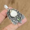 Натуральный кулон из сколецита, серебро 925 пробы, индийские украшения для девочек