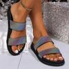 Women's Slippers with Soft Heel and Mixed Colors Fashion Women's Shoes 2024 Outdoor Platform Daily Leisure Women's Slippers