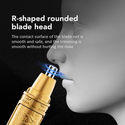 Триммер для волос в носу Golden Dragon и Phoenix, чистый нос, маленький и удобный, с ножевой головкой, для удаления волос в носу унисекс