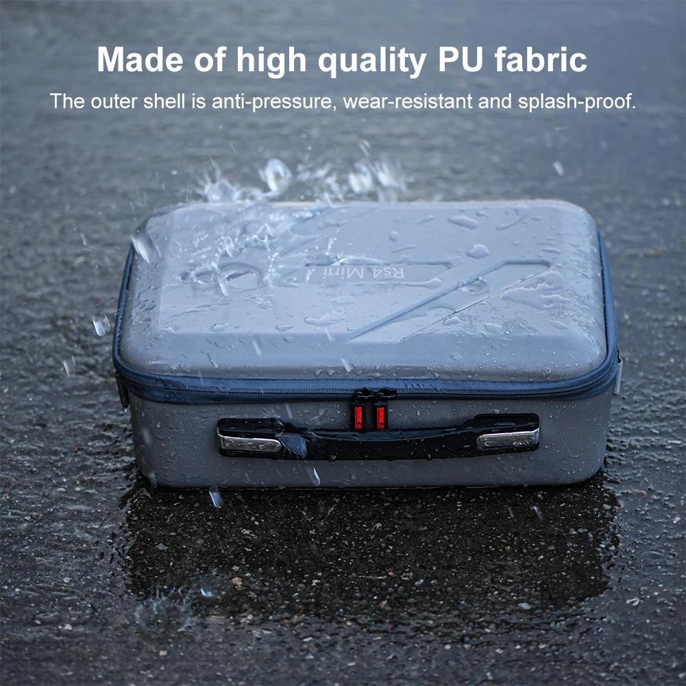 Shoulder Bag For DJI RS 4 Mini Storage Carrying Case Waterproof PU Travel Handbag For DJI Ronin 4 Mini Handheld Stabilizer Box