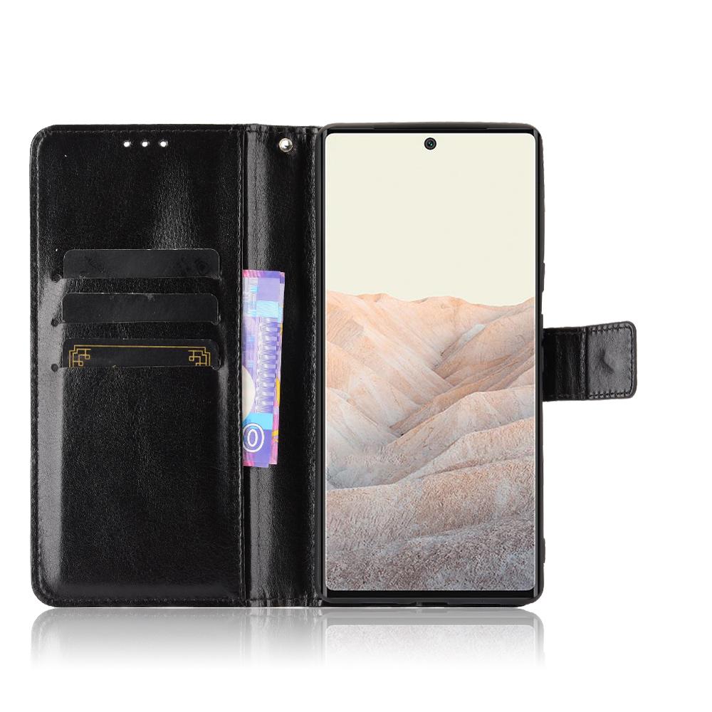 for Google Pixel 6 Wallet Case with Kickstand & Card Slots – Shockproof, Dustproof, Business Heavy Duty Flip Leather Cover