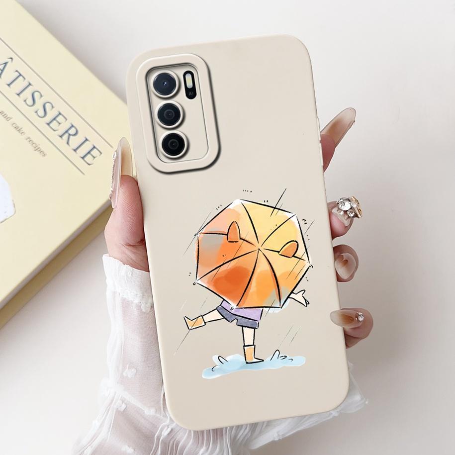 For OPPO A16 Case CPH2269 Shockproof Cover Popular Flower Matte Coque For OPPO A16S A54S CPH2271 CPH2273 Phone Cover A 16 S Capa