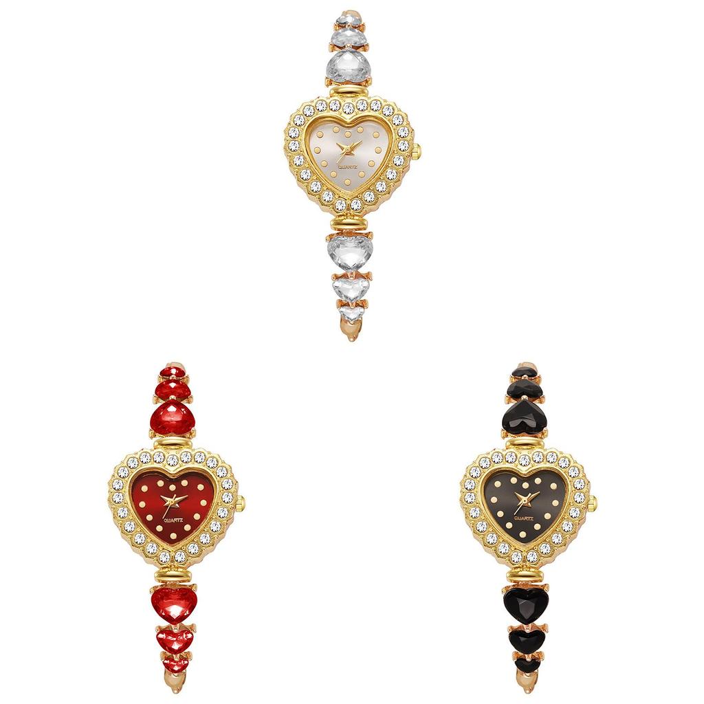 Heart Shape Quartz Watch For Women With Alloy Band And Analog Display Winter