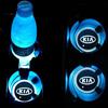 AFT2  2PCS Car LED Luminous Water Cup Holder Mat for KIA K2 K3 K4 K5 KX3 RIO Sportage Sorento Soul Ceed Cerato Optima Oprius Forte