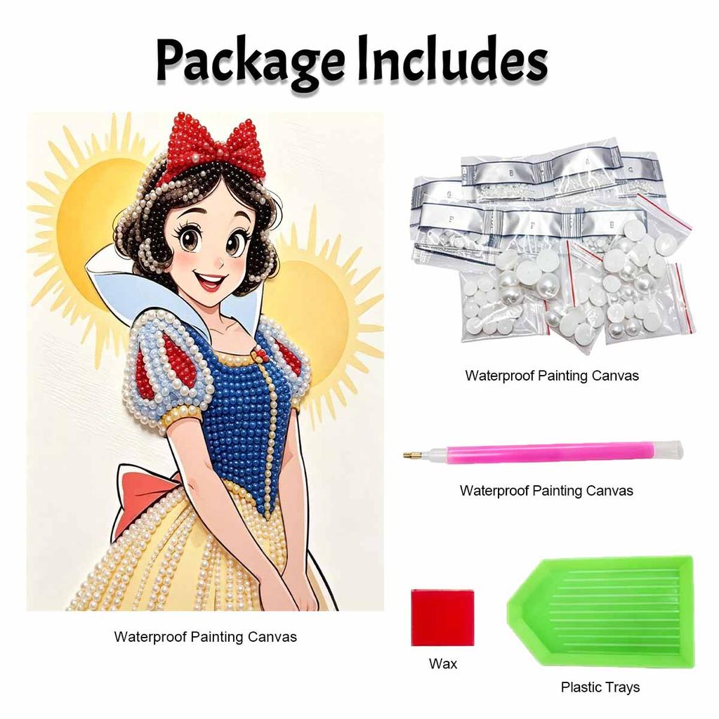 Disney Белоснежка жемчужная картина ручная работа DIY жемчужная арт-картина простая гостиная подвесная картина украшение