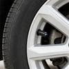 4pcs Car Wheel Gear Emblem Tire Valve Cap Cover Badge For Ford Fiesta Focus 2 Mondeo mk4 Mustang Ranger Kuga S-MAX Transit Ghia