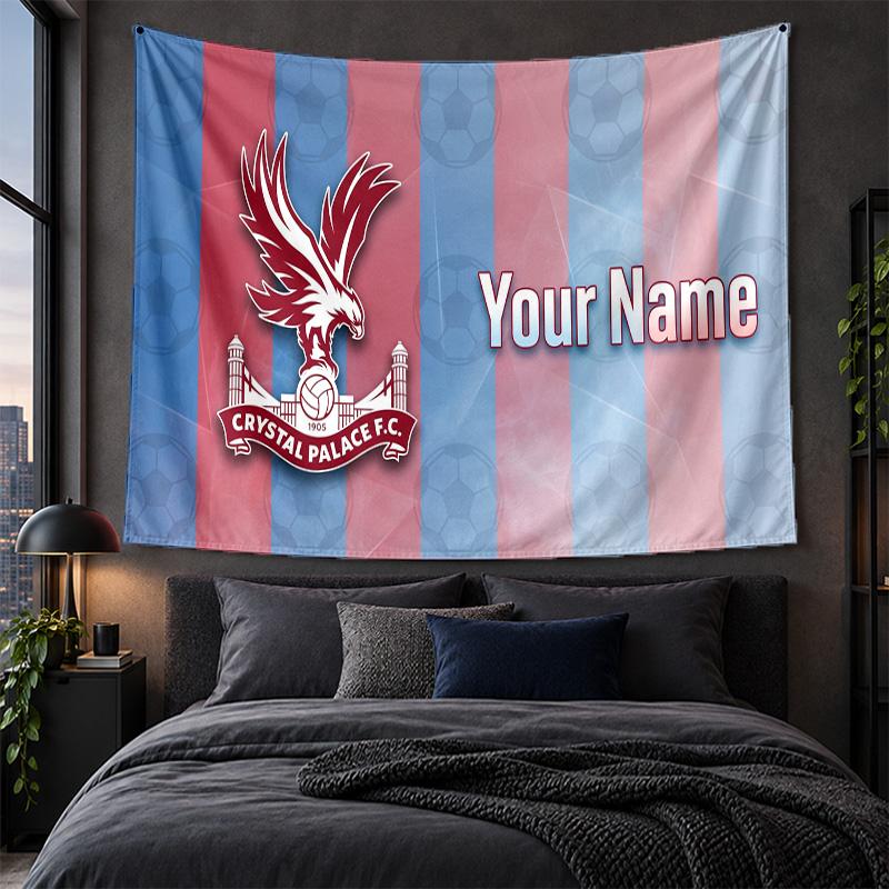 Personalized Tapestry Wall Hanging Crystal Palace Pattern Art Background Cloth
