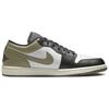Air Jordan 1 Low Black Toe Medium Olive 553558-092