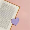 10 Pcs Bible Bookmarks PU Leather Bookmarks Heart Shaped Bookmarks Creative Page Marker Reading Supplies for Teacher