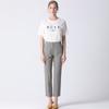 Shs Miss Zan Check Pattern Slim Pants