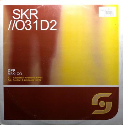 12-дюймовая пластинка DPP - M3X1CO (Ремиксы) SKR031D2 Sunkissed Recor 2003 США Танцевальная и электронная музыка Б/у