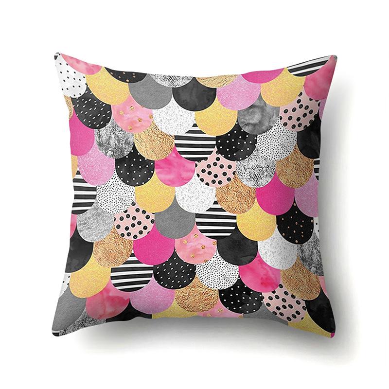 Polyester Pillowcase Automobile Decoration Home Printed Pillowcase