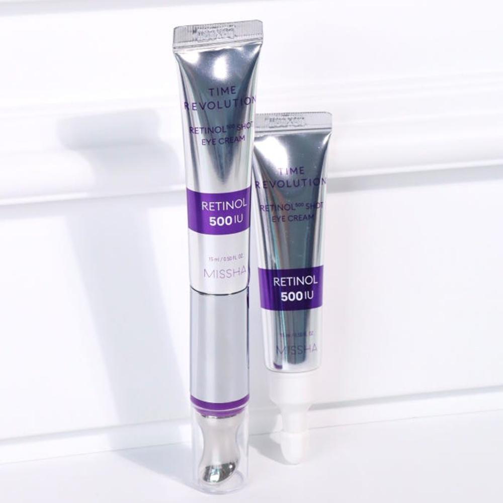 MISSHA Набор из двух кремов для кожи вокруг глаз Time Revolution Retinol 500 Shot Galvanic