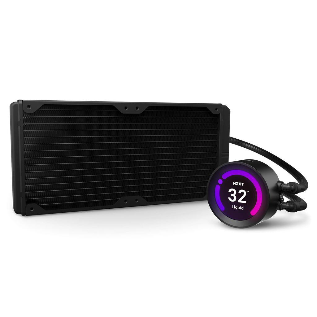 NZXT KRAKEN Z63 Simple Water Cooling CPU Cooler with LCD Monitor RGB Compatible 280mm FN1441 RL-KRZ63-01