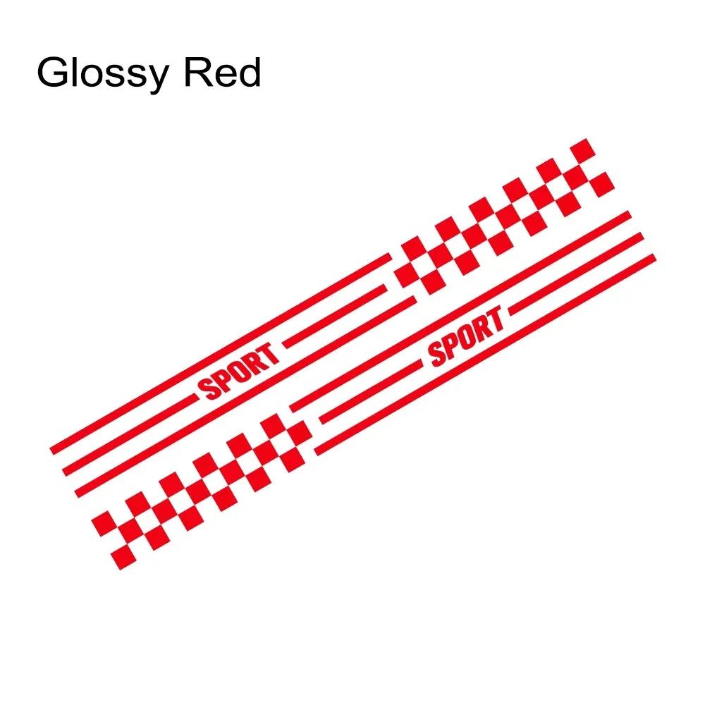 2PCS Car Door Side Stickers Waterproof PVC Vinyl Decals For Tesla Model Y Auto Body Styling DIY Decoration Stickers Accessories