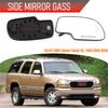 Для GMC Sierra Yukon XL 1500 2500 3500 03-07 Зеркало заднего вида Линзы Боковое Светоотражающая стеклянная линза С подогревом