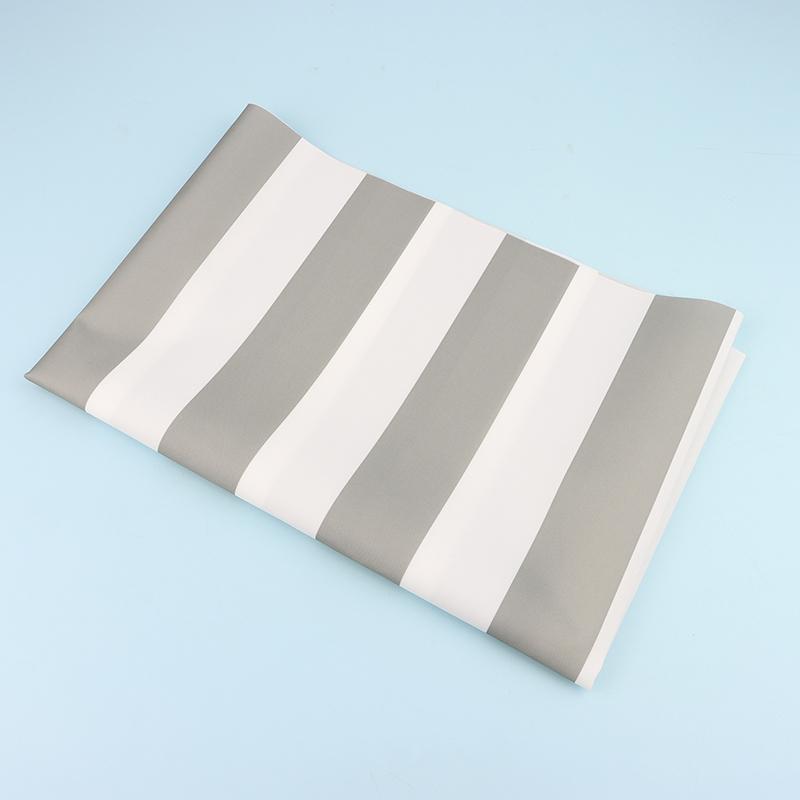 420D Striped Print Oxford Fabric Waterproof Fabric Canopy Tent Umbrella Cloth Pu Coated 50X150Cm Sunshade
