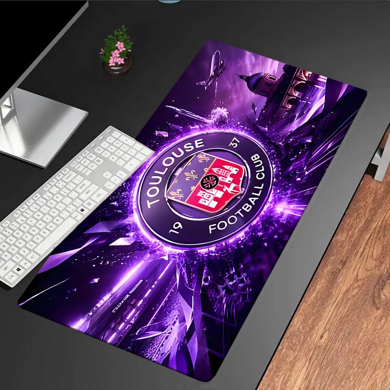 Toul-ouse Crest Design Mouse pad, Gaming Mouse Pad, keyboard pad, Desk Decor for computer notebook Fan Gift Birthday Gift