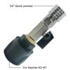1/4 Quick Connect Stainless Steel Ball Valve Off On Switch for Karcher K2 K3 K4 K5 K6 K7 Pressure Washer Hose Water Flow Control