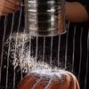 Мукопросеиватель коммерческого класса с двойными кольцами 3 чашки Эргономичная ручная рукоятка Большая вместимость Сито для муки