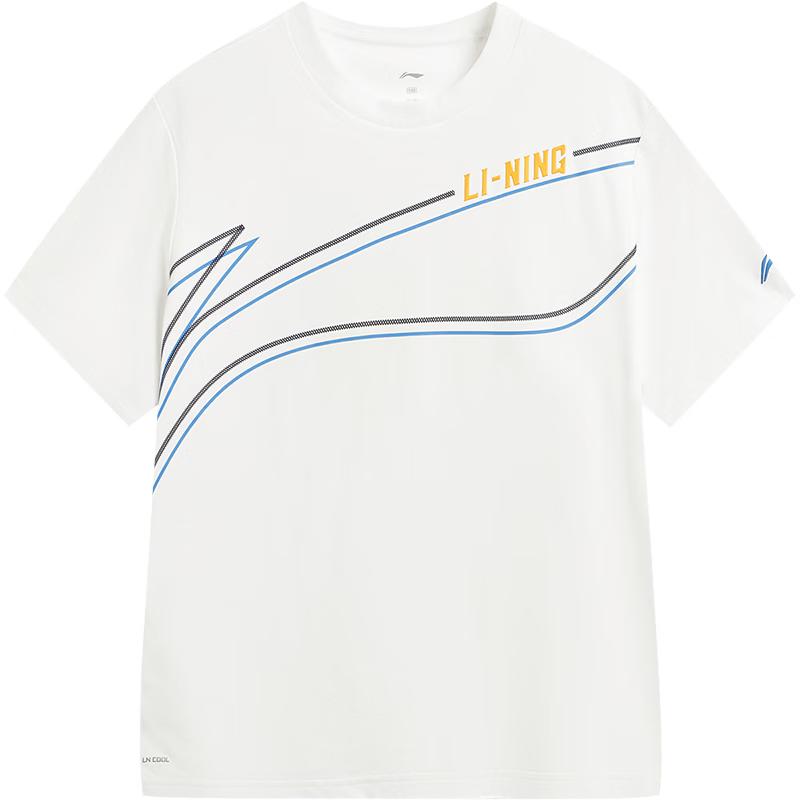 Li-Ning Мальчишеская охлаждающая антибактериальная футболка с коротким рукавом