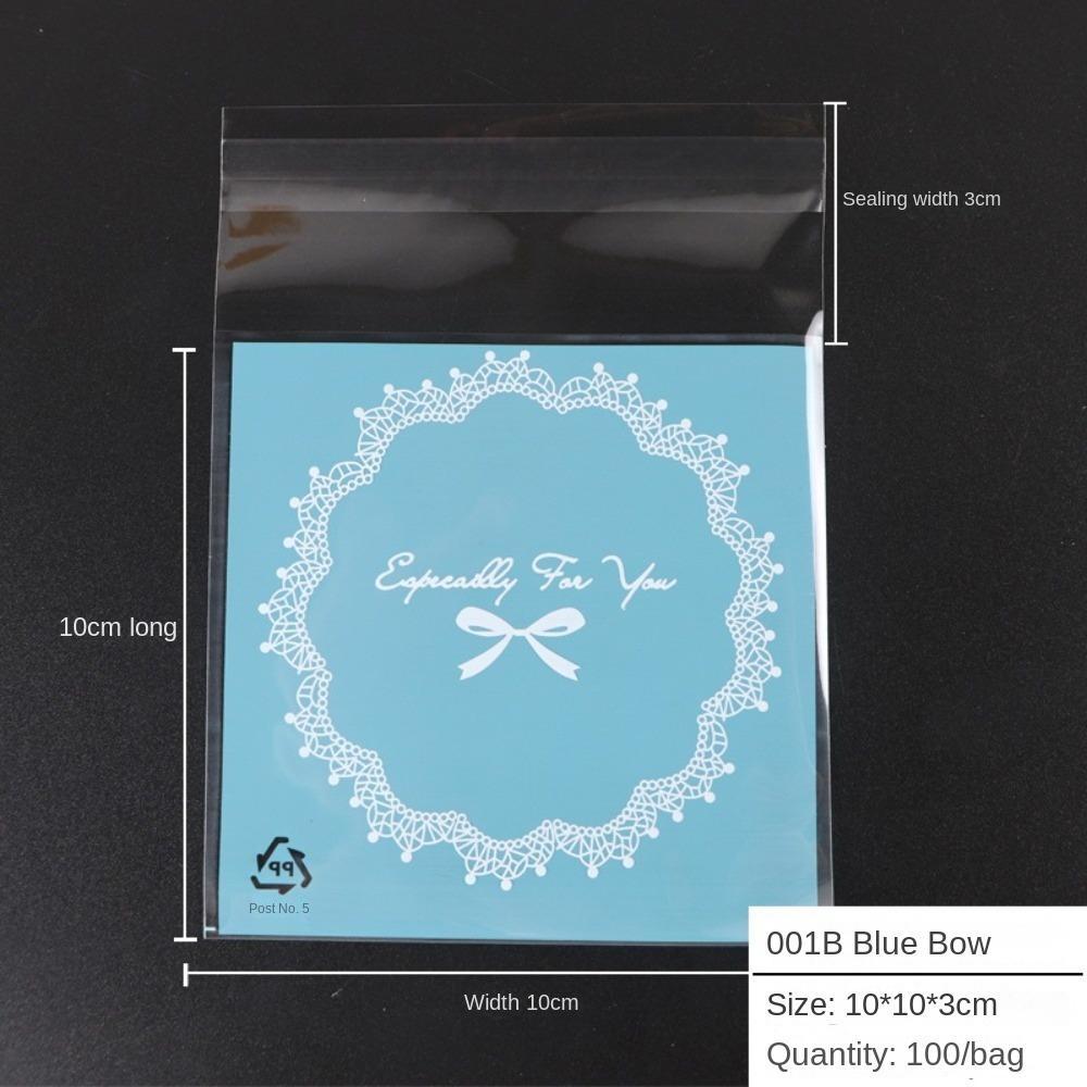 100 шт. Пластиковые пакеты для конфет и подарков Розовые Пакеты для упаковки печенья и выпечки Хлеб Тосты