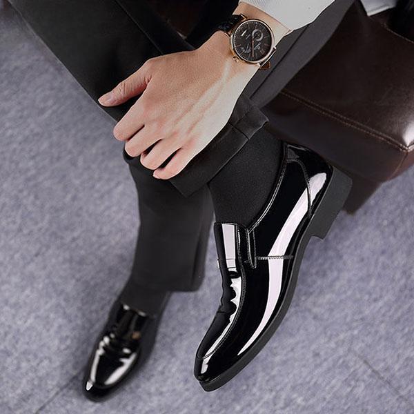 Деловая кожаная обувь, мужская мужская обувь из воловьей кожи первого слоя, формальная кожаная обувь с внутренним увеличением роста