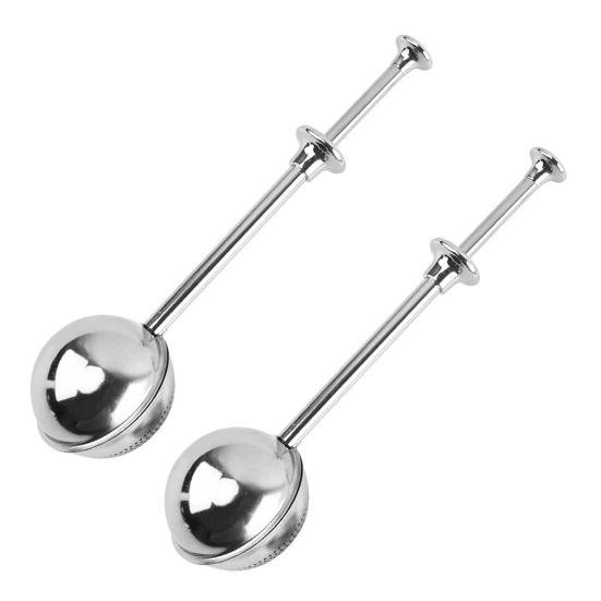 2 шт. заварочный чайник из нержавеющей стали с удлиненной ручкой, усиливающий ароматический чайный фильтр для аксессуаров для дома