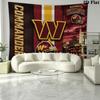 Логотип Washington Redskins Настенный гобелен Эстетичное настенное панно Печатная ткань Одеяло Декоративные гобелены для спальни гостиной Домашний декор
