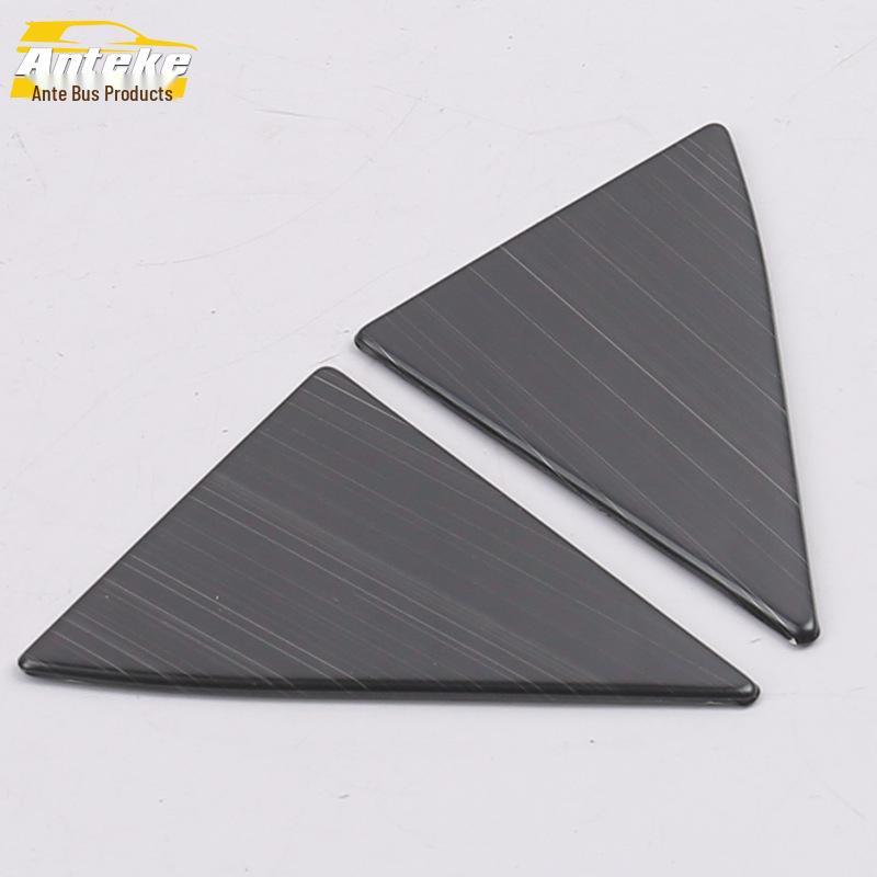 Compatible with 19 Yusheng 330 Models: Stainless Steel Front A-Pillar Triangle Panel Decorative Patch Accessories