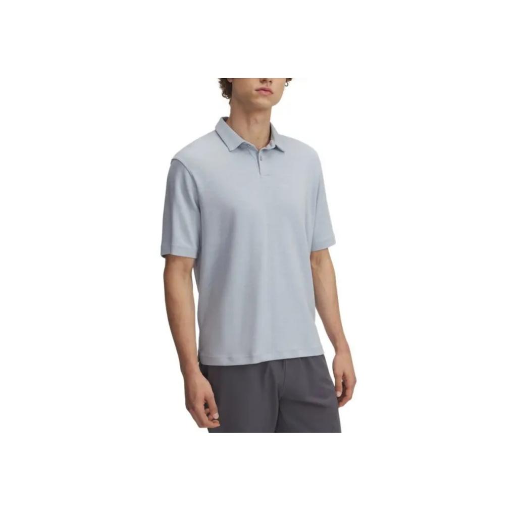 Under Armour Meridian SS25 Удобная мягкая спортивная рубашка поло Мужские топы Небесно-голубой 6005521-465