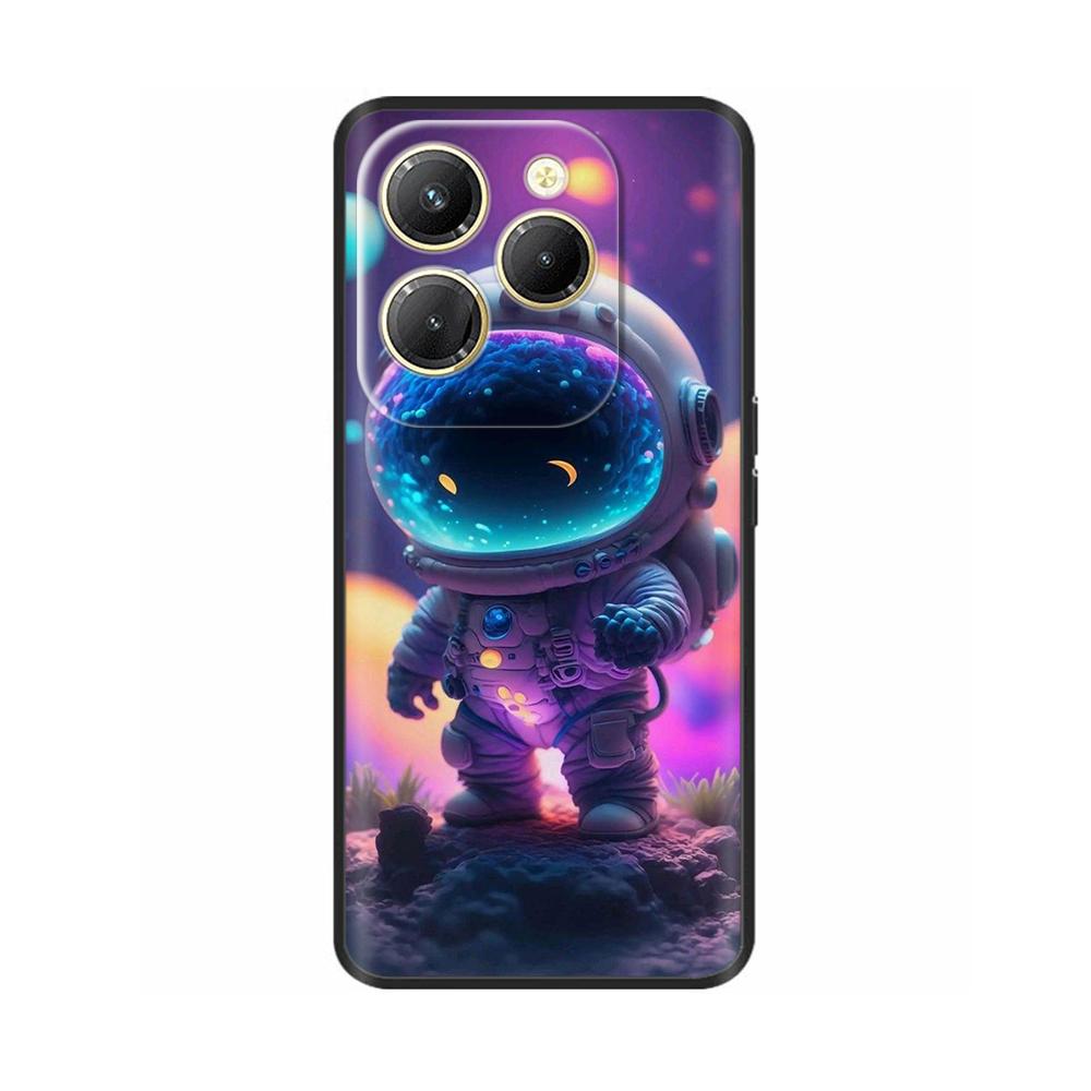 Для чехла Infinix Hot 40 Pro Ударопрочный Силиконовый Мягкий Чехол для Телефона Задняя Крышка для Infinix Hot 40 Pro Hot40 40i Hot40i Чехлы Fundas