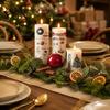 Holiday Candlestick Embellishments Christmas Candle Transfer Stickers, DIY Craft Supplies, Waterproof Decorative Stickers for Making Decals