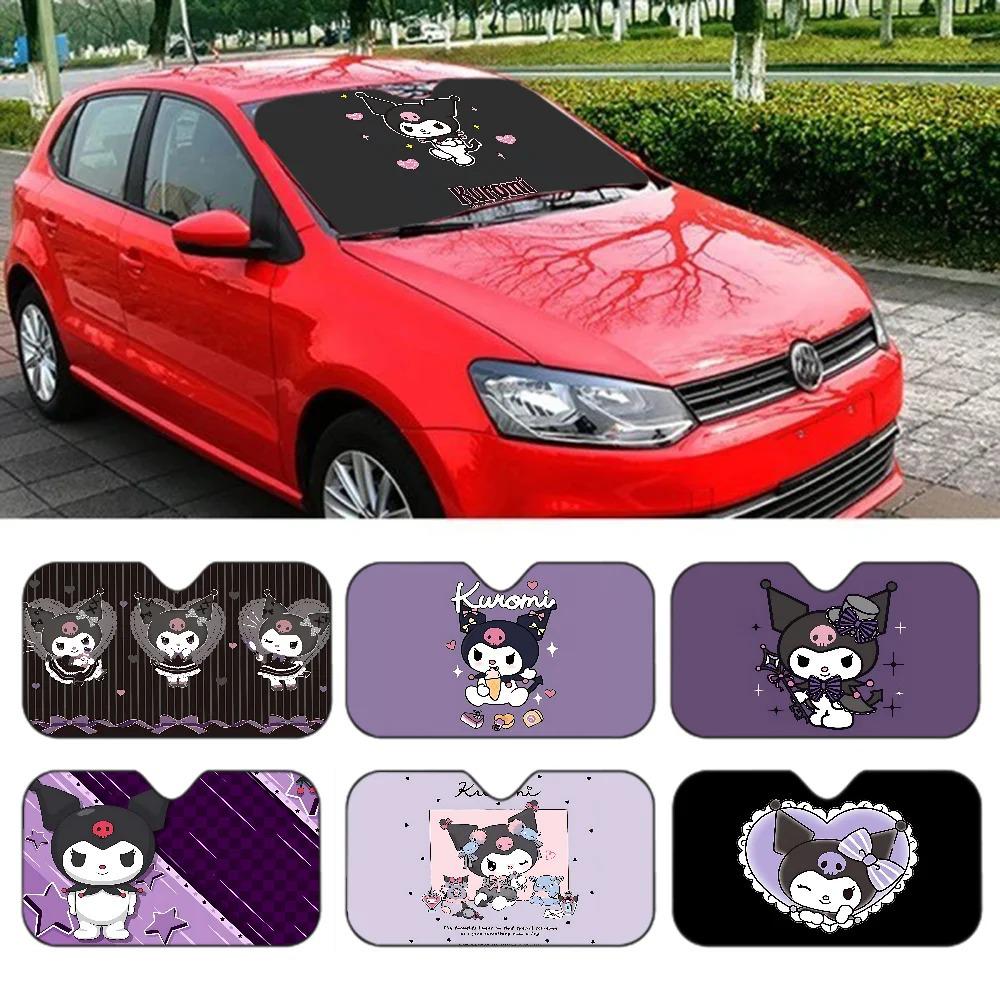 Автомобильный солнцезащитный козырек на лобовое стекло Kuromi - Веселая защита от солнца